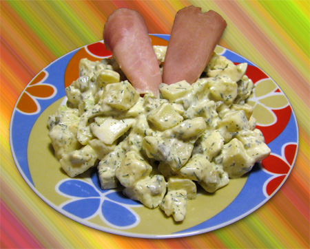 Kartoffelsalat mit Dillrahm
 - Abbildung kann abweichen! -